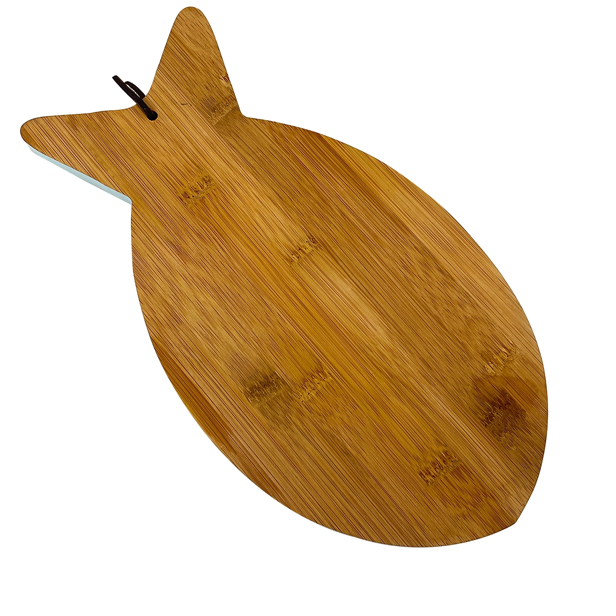 Natural Bamboo Wooden Cutting Board Fish Shaped Kitchen Chopping Board Large Wood Charcuterie