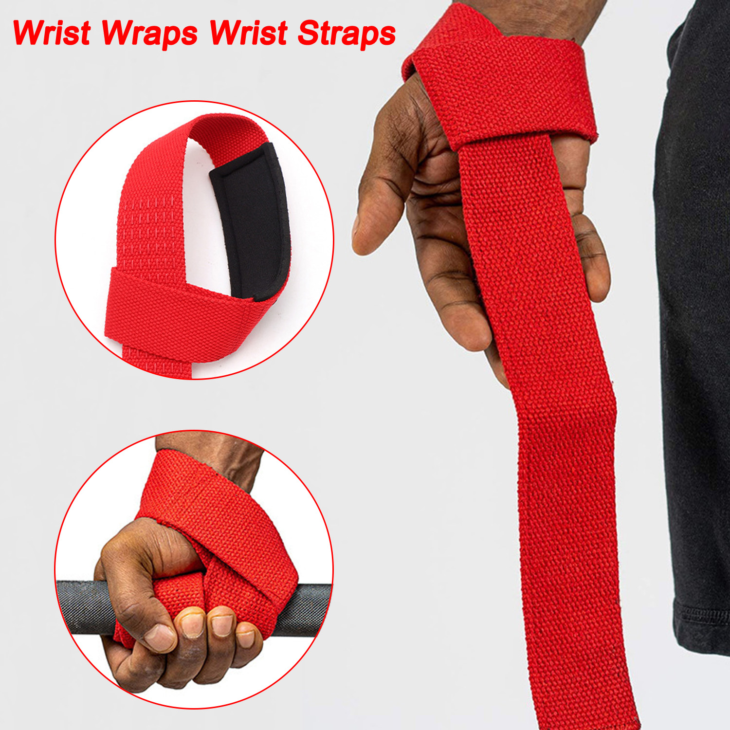 Wrist Wraps Wrist Straps For Weightlifting Cross Training Lift Straps