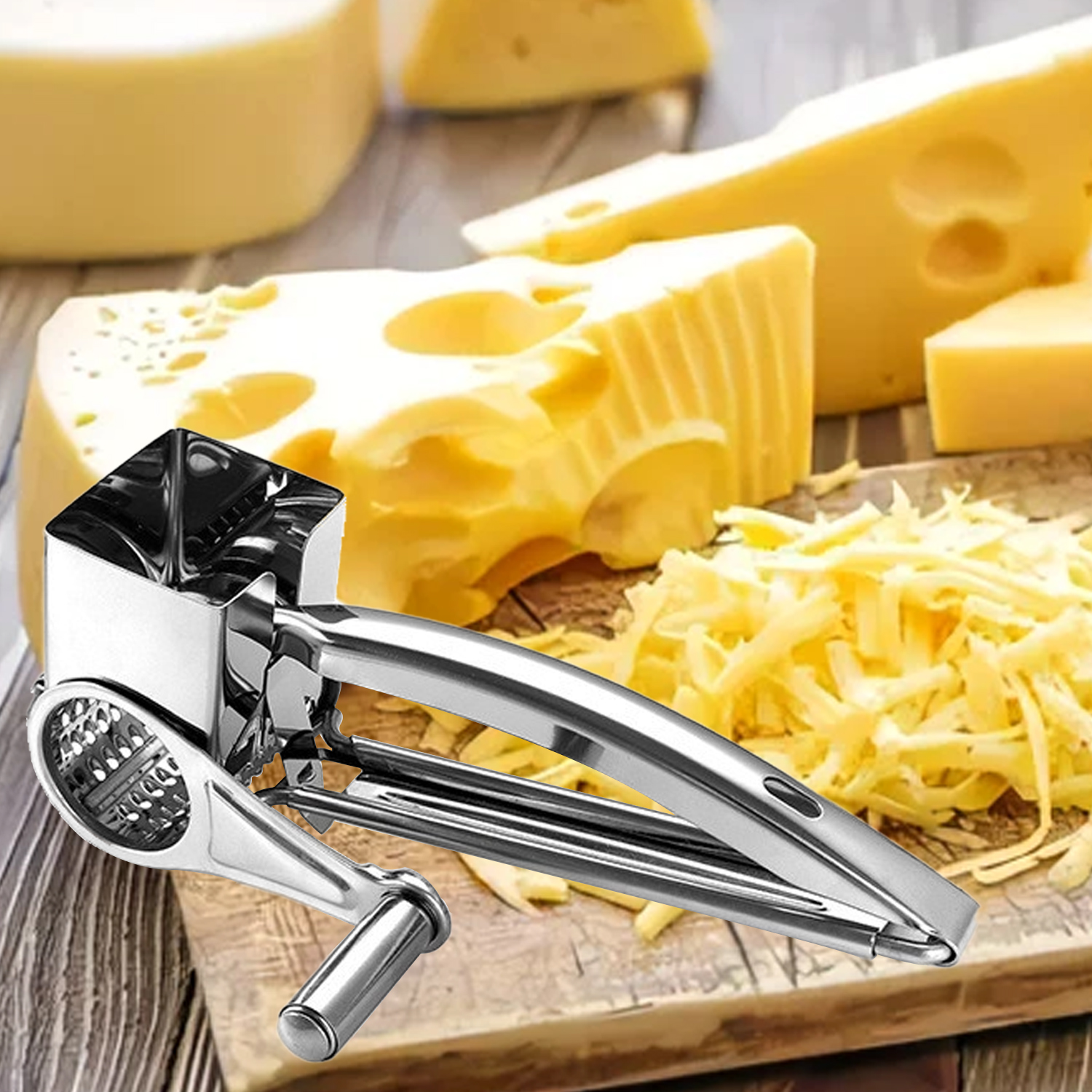 Rotary Cheese Grater Drums Blades Stainless Steel Cheese Cutter Rotary