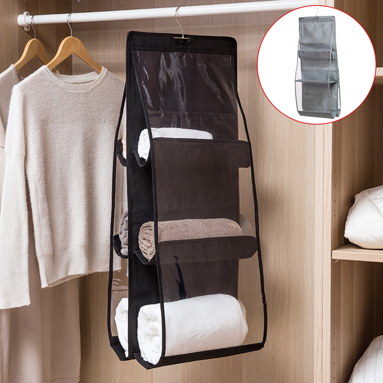 Handbag Hanging Organizer Hanging Purse Organizer For Closet Organizers