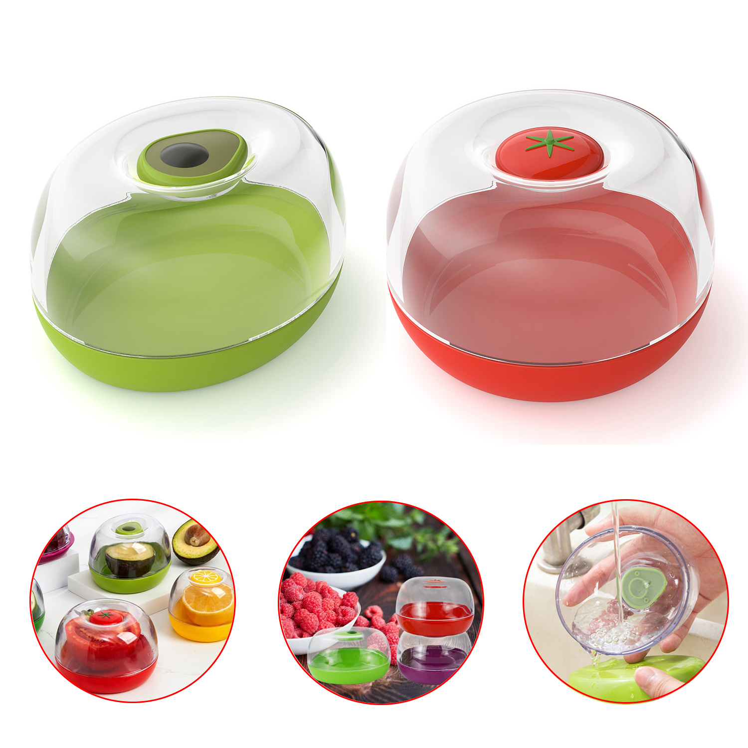 Airtight Food Containers Avocado Tomatoes Onion - Buy Airtight, Fruit ...