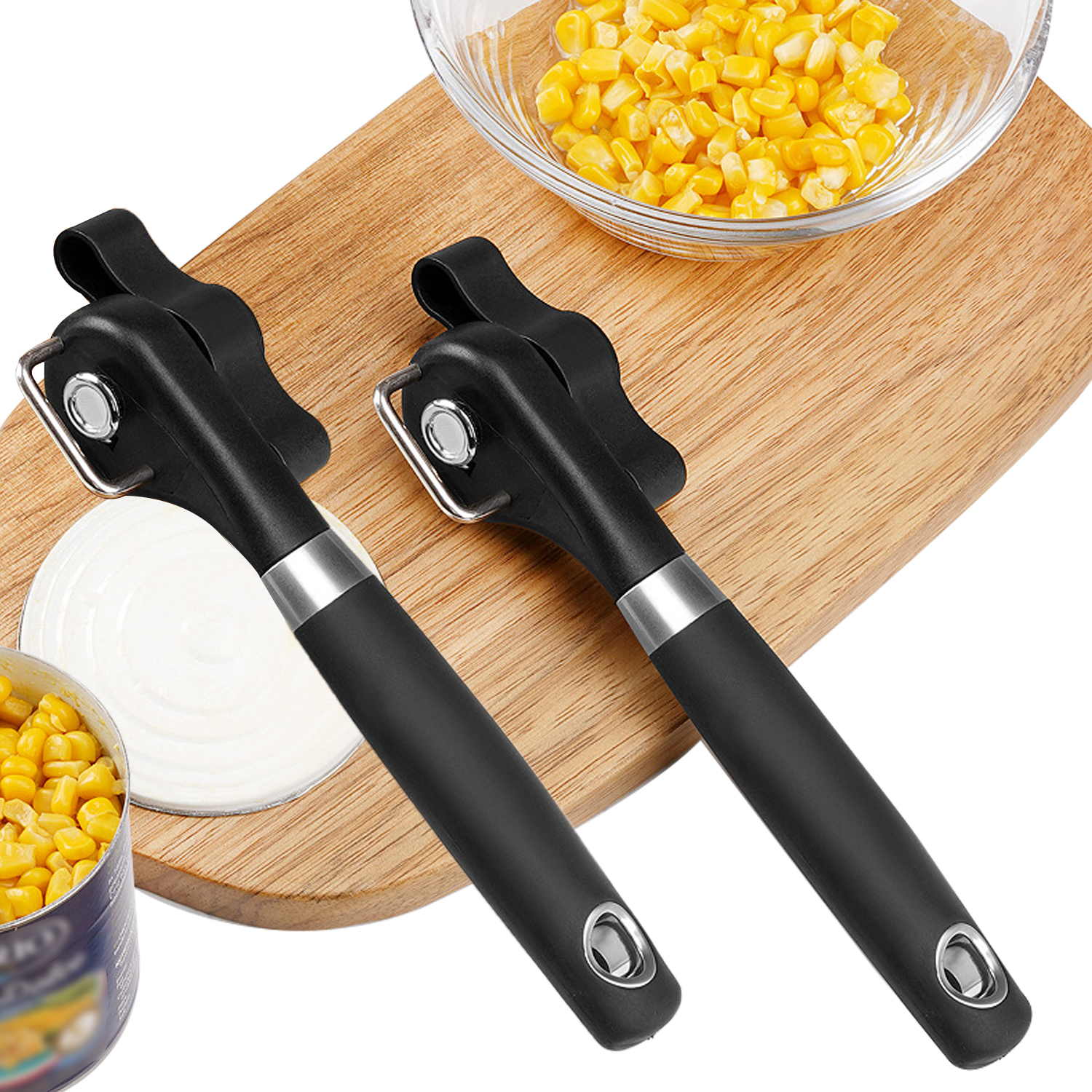 Can Opener Smooth Edge Safe Cut Can Opener Handheld with Ergonomics